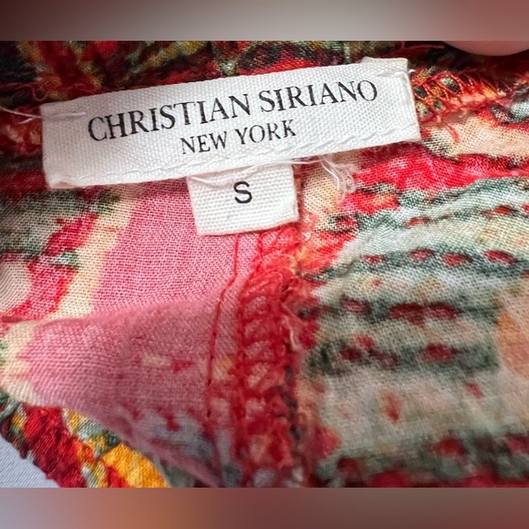 Christian Siriano Pull On Pants Women’s Sz Small‎ Wide Leg Cropped Rayon - Picture 7 of 11